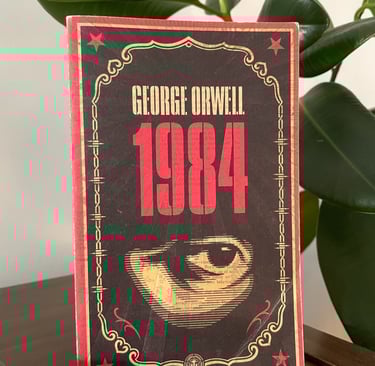 a book cover of 1984