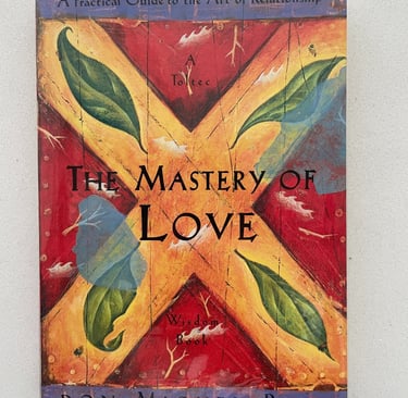 a book cover of the Mastery of love