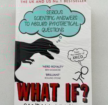 a book cover of what if? 