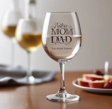 Glass coaster with an intricate laser-cut design glowing under soft light