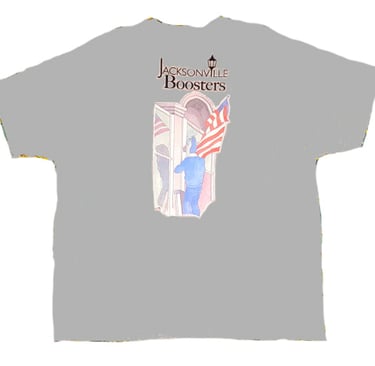 T-Shirt, Short Sleeve, GRAY, Painting on back - $20.00
