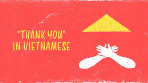 lettre marquer thanks you en vietnamien