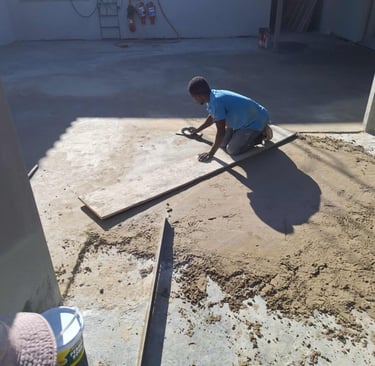 Harbor Bay Mall slab waterproofing project, Cape Town, False Bay