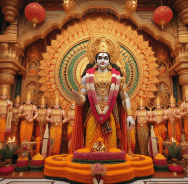 Representative Image of Surya Tilak at Ram Mandir Ayodhya