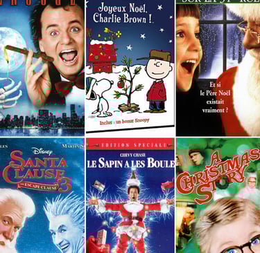Les meilleurs films de Noël, en français et en anglais - best Christmas movies to watch English Fren