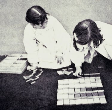 Children using Color Tablets Box III