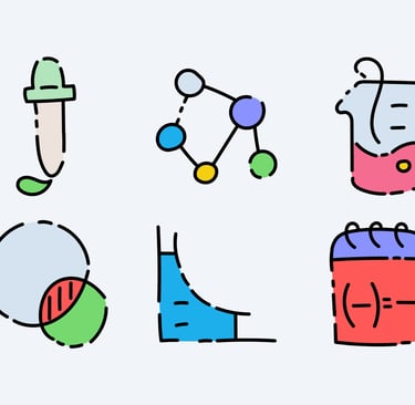 AS Level Mathematics illustrated by science charts