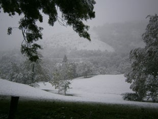 Hiver en St Jacques des Blats