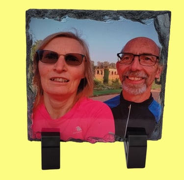 Picture of a personalised photo slate