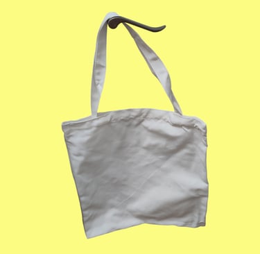A photo of a luxury linen tote bag for personalisation