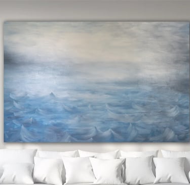 "Coastal Storm'' 76x50 Rolled Pensacola home studio