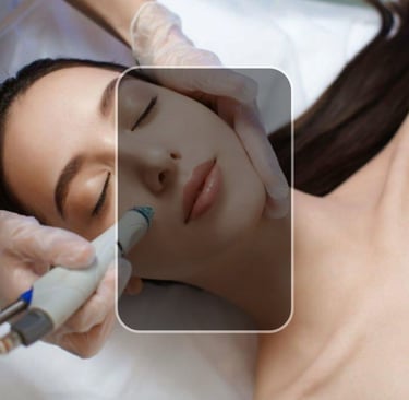 Une image d'un soin hydrapure sur une femme