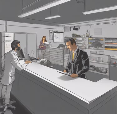 Automotive garage Service advisor