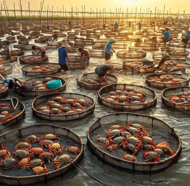 sustainable crab farming