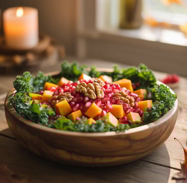 Ensalada deEspinacas, Manzana y Nueces Caramelizadas