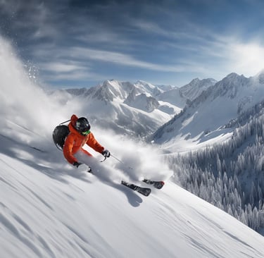 person using skiblades