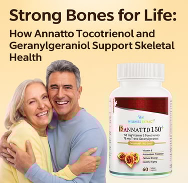 Strong Bones For Life Annatto Tocotrienol and Geranylgeraniol GG