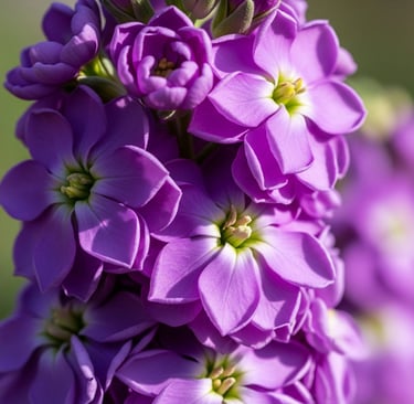 a closs up of the stock flower