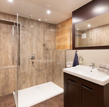 Badezimmer mit Dusche, Apart Penken