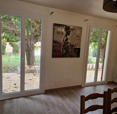 porte fenêtre PVC, réparation et entretien