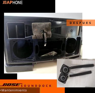 equipo no emite sonido, reparado 