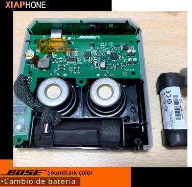 cambio de batería de Bose soundlink color 