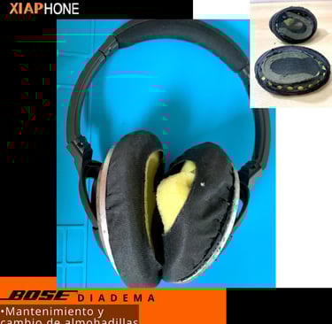 reparacion de diadema bose 