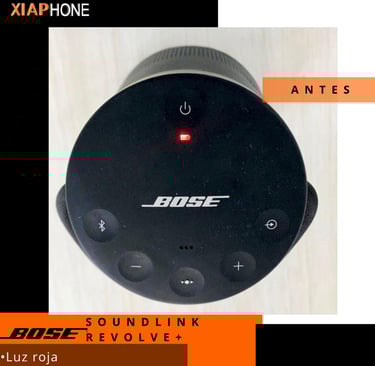 luz roja bose soundlink revolve plus