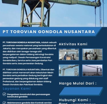 brosur TRV Gondola