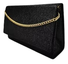 Bolsa de Mão Preta de Festa