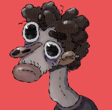 it is the cartoonish version of Daniele Tammaro, aka Dampax, Crocopie's Creative and VFX Artist