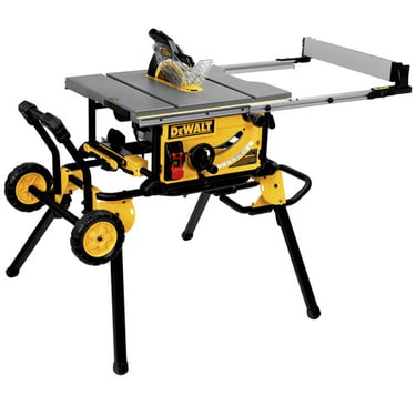 Factory Reconditioned Dewalt Site-Pro 15 Amp Compact 10 in. Jobsite Table Saw with Rolling Stand