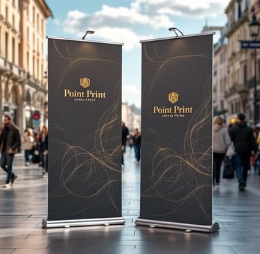 Reklamné stojany s potlačou