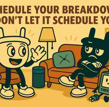 Funny AI life advice comic featuring cartoon characters Plugsy and Smugsy. Smugsy plays a sarcastic