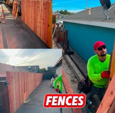 Fence installation