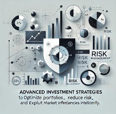 a business poster with a shield and some write "risck management"