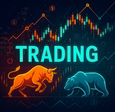 immagine di toro e orso che rappresentano i due sentiment della borsa e del trading