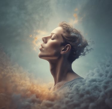 photo of white staircase