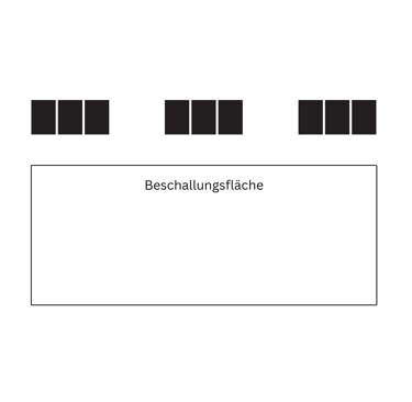 Ein Bild welches die Zahnlücken Aufstellung von Subwoofern zeigt