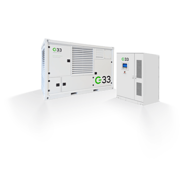 G33 H2-Genset & G33 BESS Batteriespeicher