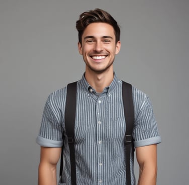 A handmade doll with pink yarn hair and a pink knitted dress sits beside a jar with a drawn smile and googly eyes, adorned with purple yarn resembling hair.
