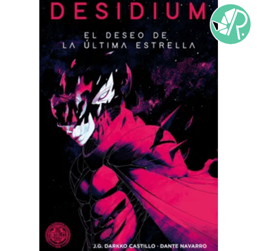 Portada y calificación del libro Desidium.
