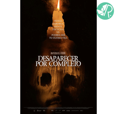 Portada y calificación de la película Desaparecer por completo.