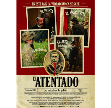 Portada y calificación de la película El Atentado.