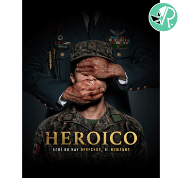 Portada y calificación de la película Heroico.