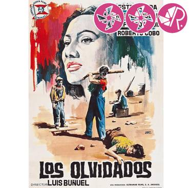 Portada y calificación de la película Los Olvidados.