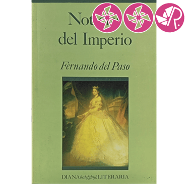 Portada y calificación del libro Noticias del Imperio.