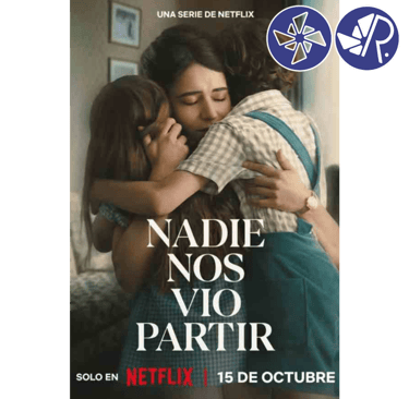 Portada y calificación de la serie Nadie Nos Vio Partir.