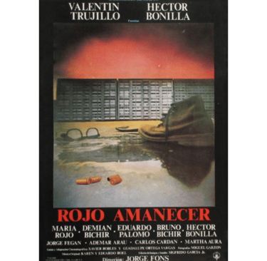 Portada de la película Rojo Amanecer.