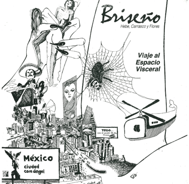 Portada del disco Viaje al Espacio Visceral.